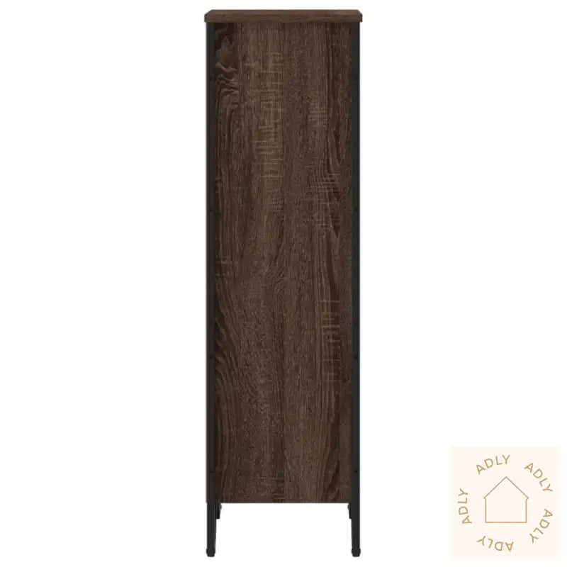 Bokhylle Brun Eik 50X31X106 Cm Konstruert Tre