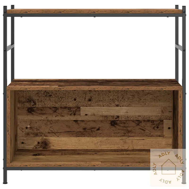 Bokskap Røkt Eik 80X30X78,5 Cm Konstruert Tre