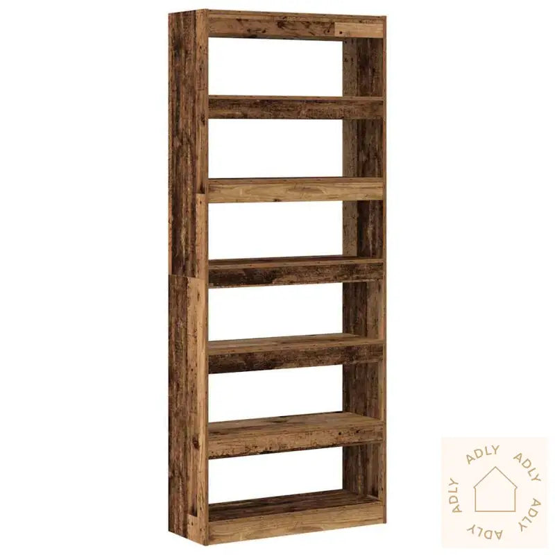 Bokskap/Romdeler I Gammelt Tre 80X30X198 Cm