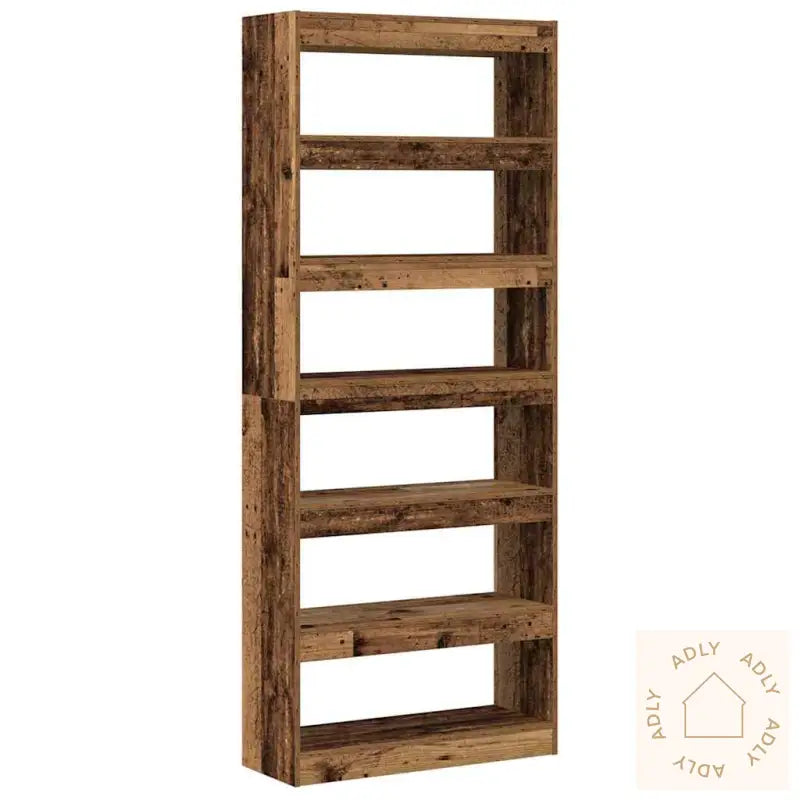 Bokskap/Romdeler I Gammelt Tre 80X30X198 Cm