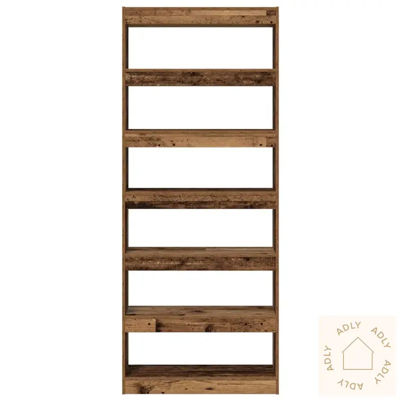 Bokskap/Romdeler I Gammelt Tre 80X30X198 Cm
