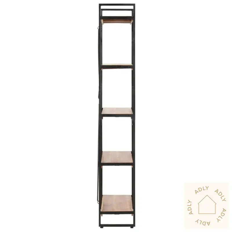 Bokhylle 5 Etasjer 60X30X180 Cm Heltre Akasie