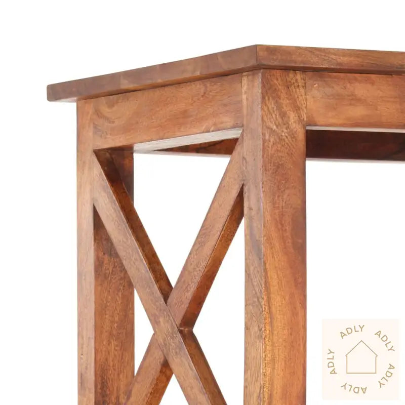 Bokhylle 100X30X180 Cm Heltre Akasie Med Honningfinish