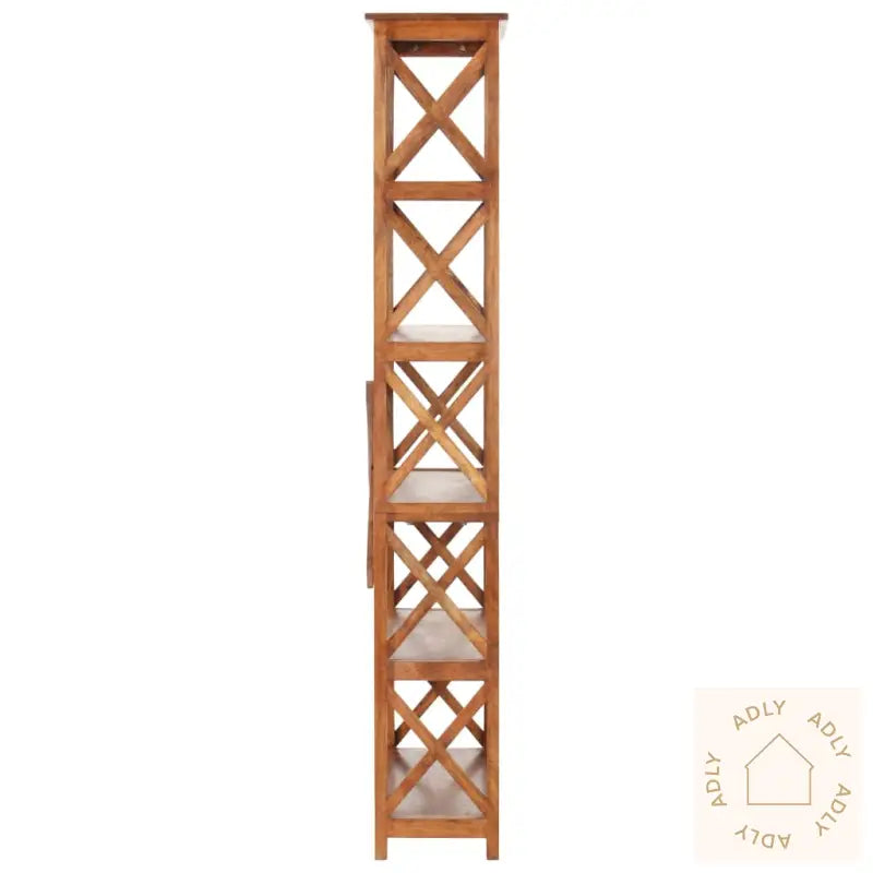 Bokhylle 100X30X180 Cm Heltre Akasie Med Honningfinish