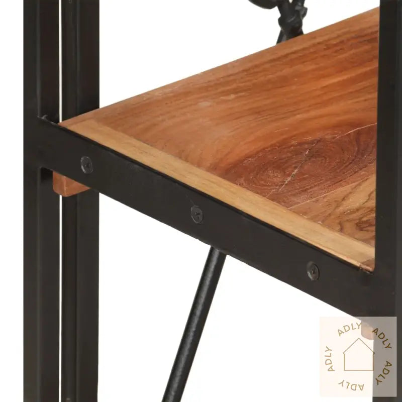 Bokhylle 3 Etasjer 60X30X80 Cm Heltre Akasie