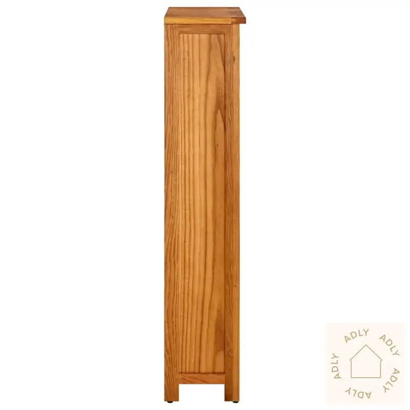Bokhylle 4 Etasjer 70X22X110 Cm Heltre Eik