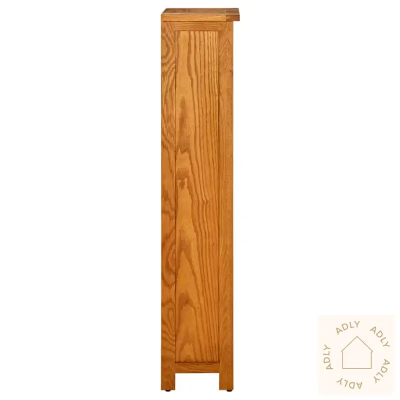 Bokhylle 4 Etasjer 45X22X110 Cm Heltre Eik