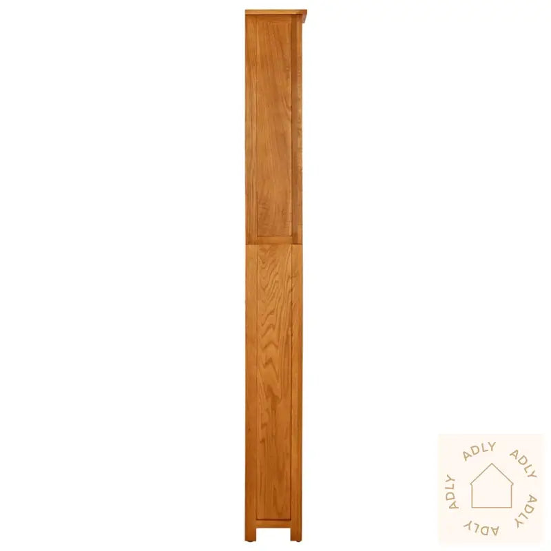 Bokhylle 7 Etasjer 60X22X200 Cm Heltre Eik