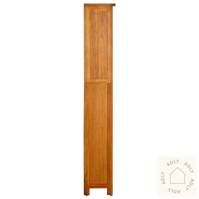 Bokhylle 5 Etasjer 70X22X140 Cm Heltre Eik