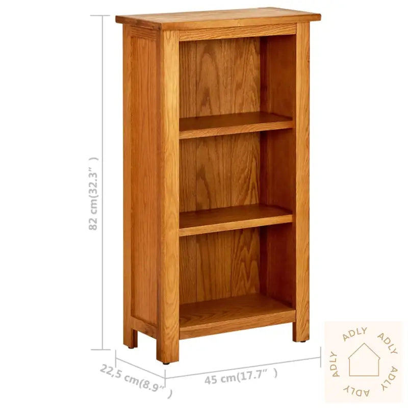 Bokhylle 45X22,5X82 Cm Heltre Eik
