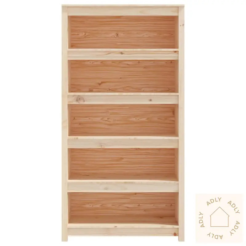 Bokhylle 80X35X154 Cm Heltre Furu