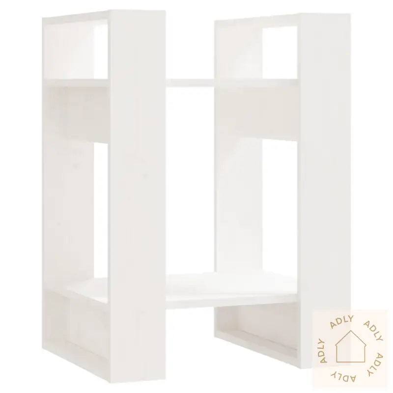 Bokhylle/Romdeler Hvit 41X35X57 Cm Heltre Furu
