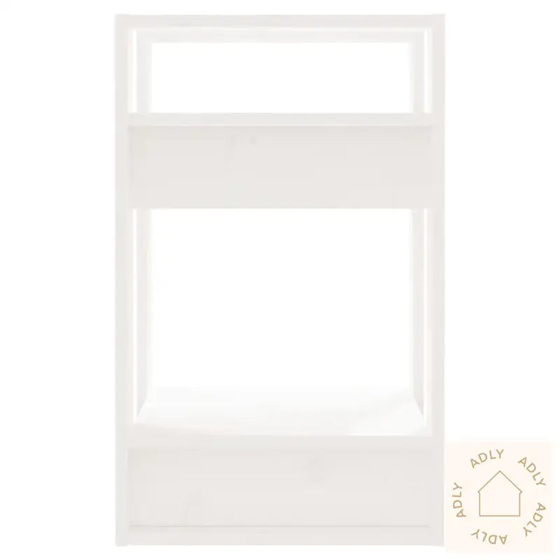 Bokhylle/Romdeler Hvit 41X35X57 Cm Heltre Furu