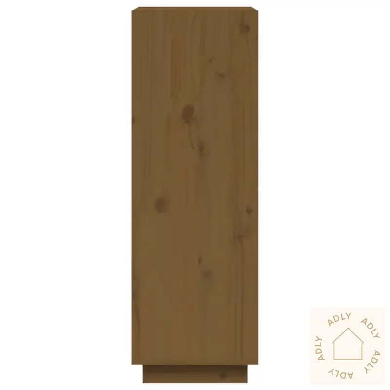 Bokhylle/Romdeler Honningbrun 60X35X103 Cm Heltre Furu