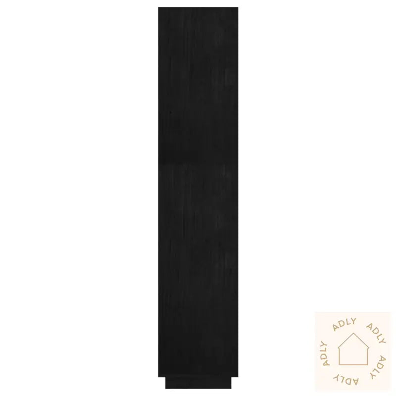 Bokhylle/Romdeler Svart 60X35X167 Cm Heltre Furu