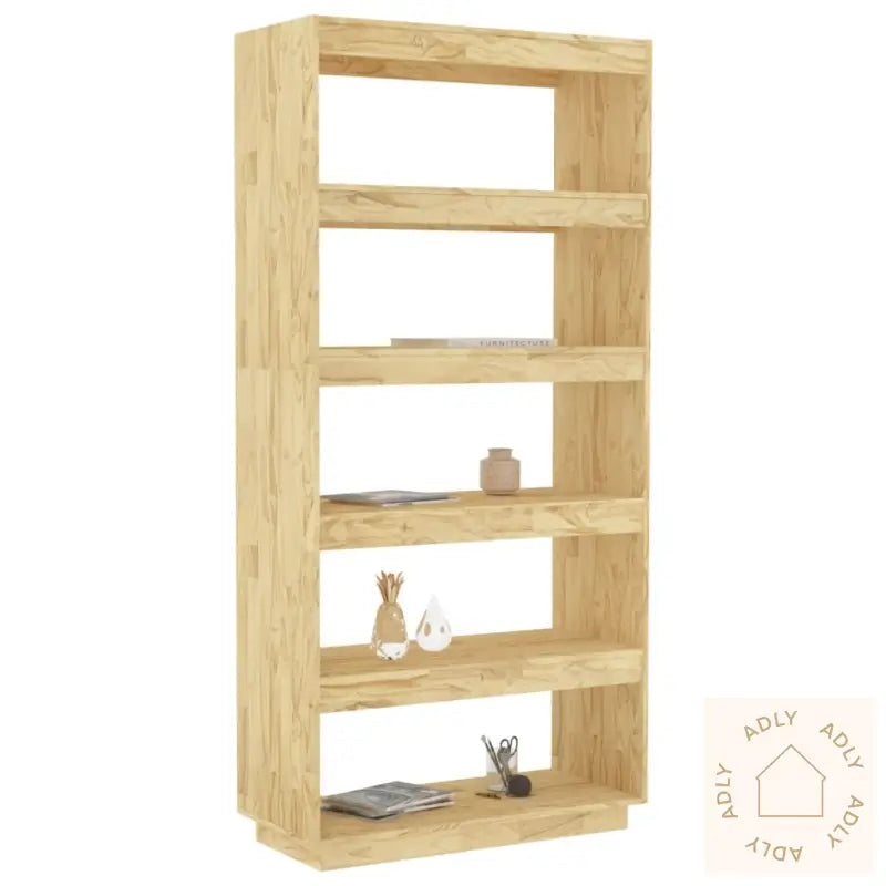 Bokhylle/Romdeler 80X35X167 Cm Heltre Furu