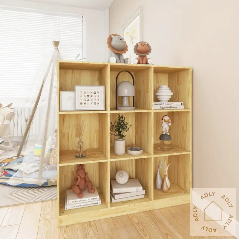 Bokhylle/Romdeler 104X33,5X110 Cm Heltre Furu