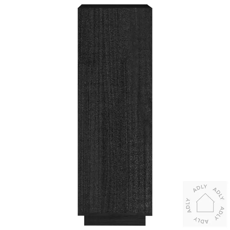 Bokhylle/Romdeler Svart 40X35X103 Cm Heltre Furu