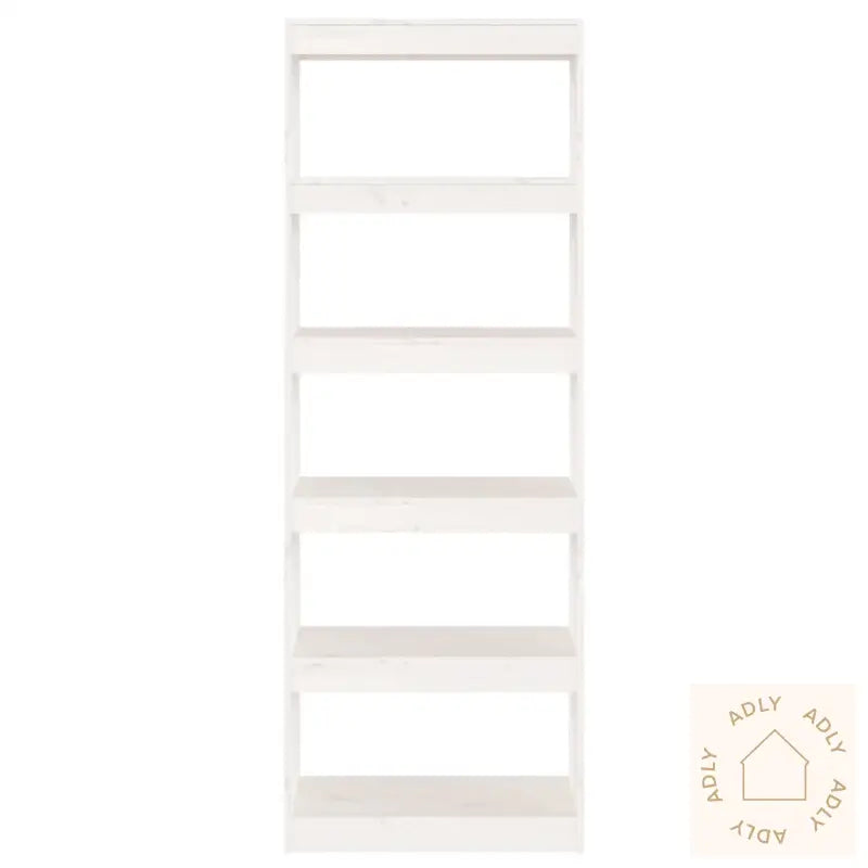 Bokhylle/Romdeler Hvit 60X30X167,5 Cm Heltre Furu