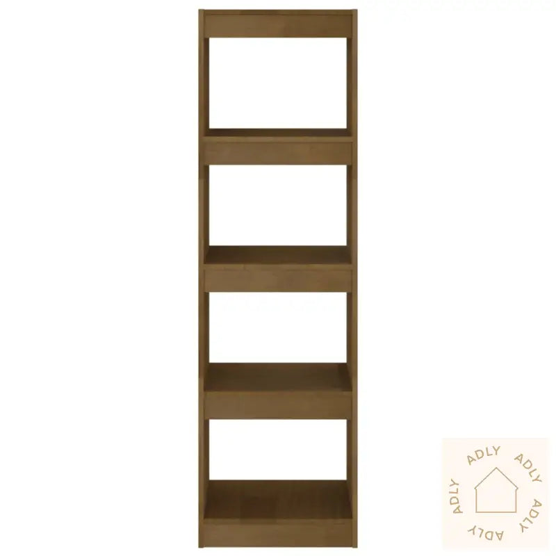 Bokhylle/Romdeler Honningbrun 40X30X135,5 Cm Heltre Furu