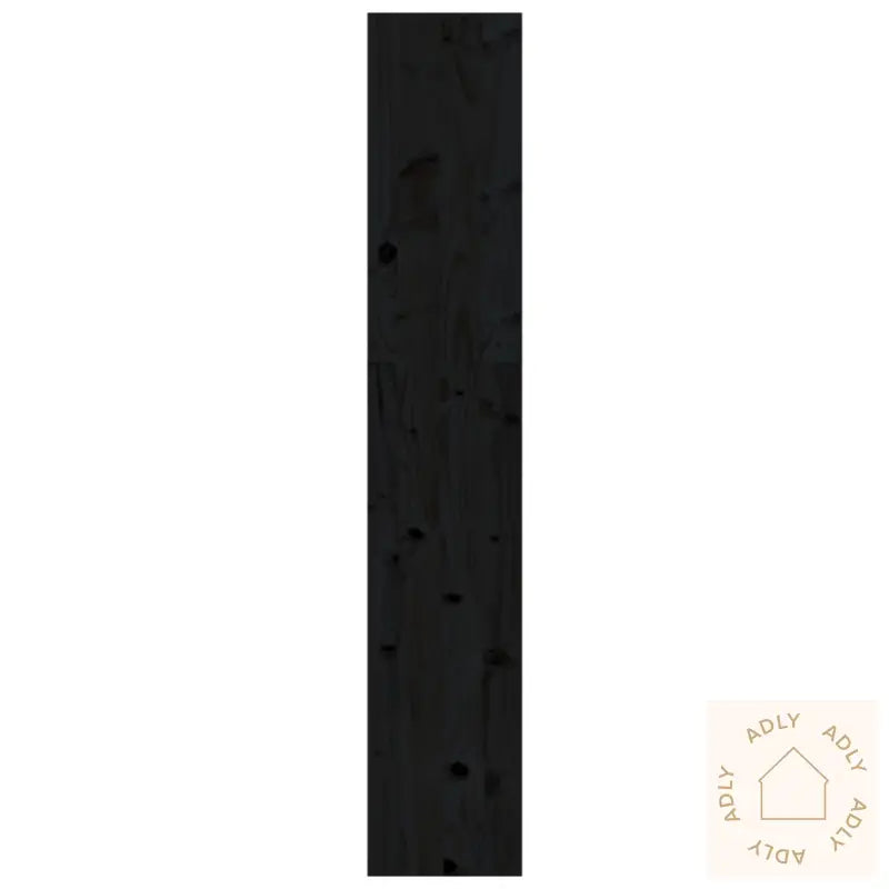 Bokhylle/Romdeler Svart 80X30X167,4 Cm Heltre Furu