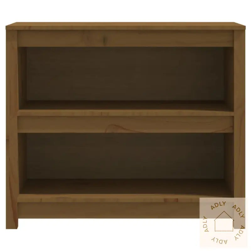 Bokhylle Honningbrun 80X35X68 Cm Heltre Furu