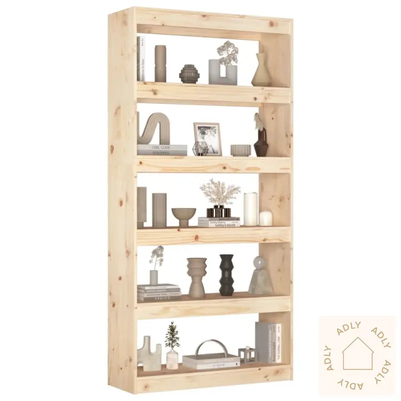 Bokhylle/Romdeler 80X30X167,4 Cm Heltre Furu