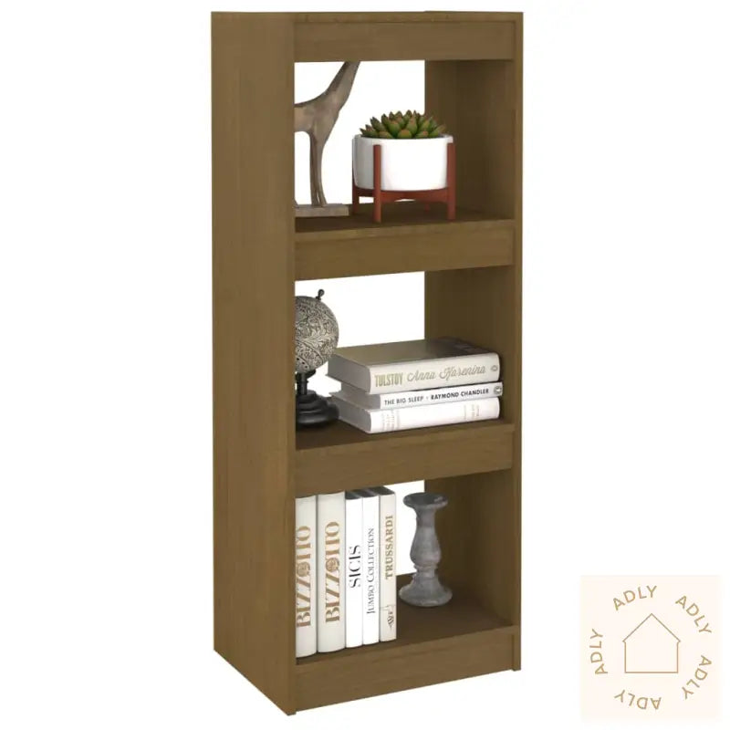 Bokhylle/Romdeler Honningbrun 40X30X103,5 Cm Heltre Furu