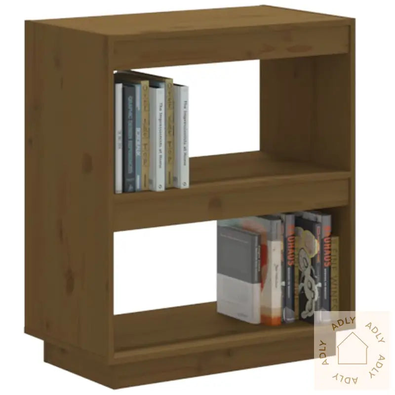 Bokhylle Honningbrun 60X35X71 Cm Heltre Furu