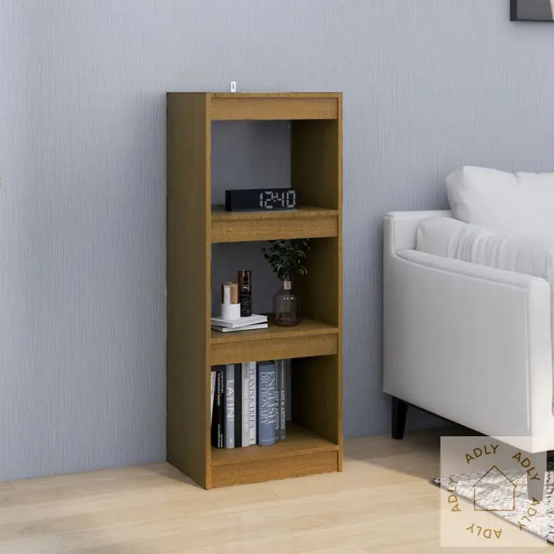 Bokhylle/Romdeler Honningbrun 40X30X103,5 Cm Heltre Furu