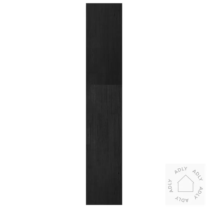Bokhylle/Romdeler 40X30X167,5 Cm Svart Heltre Furu