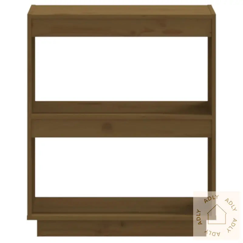 Bokhylle Honningbrun 60X35X71 Cm Heltre Furu