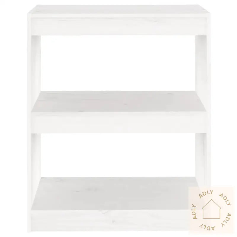 Bokhylle/Romdeler Hvit 60X30X71,5 Cm Heltre Furu