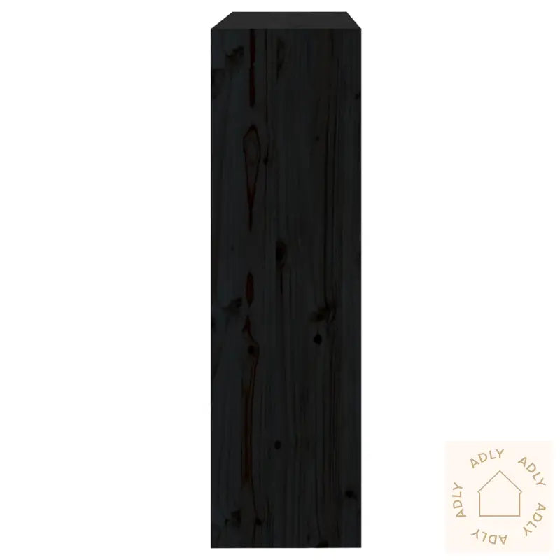 Bokhylle/Romdeler Svart 80X30X103,5 Cm Heltre Furu