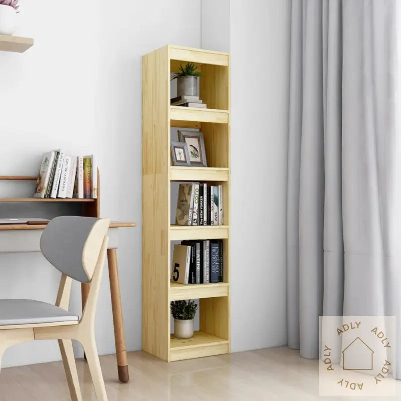 Bokhylle/Romdeler 40X30X167,5 Cm Heltre Furu