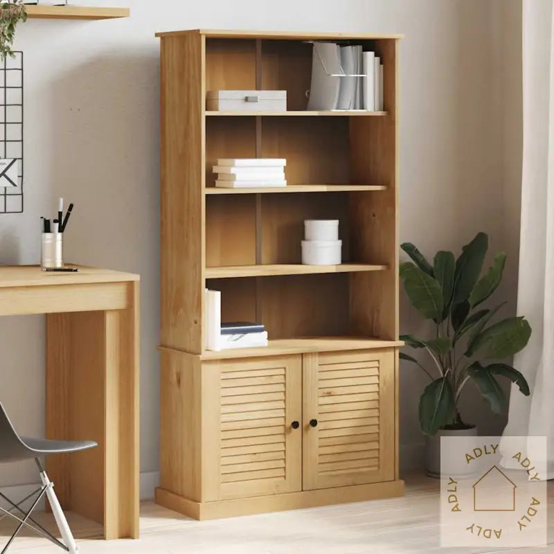 Bokhylle Vigo 85X35X170 Cm Heltre Furu