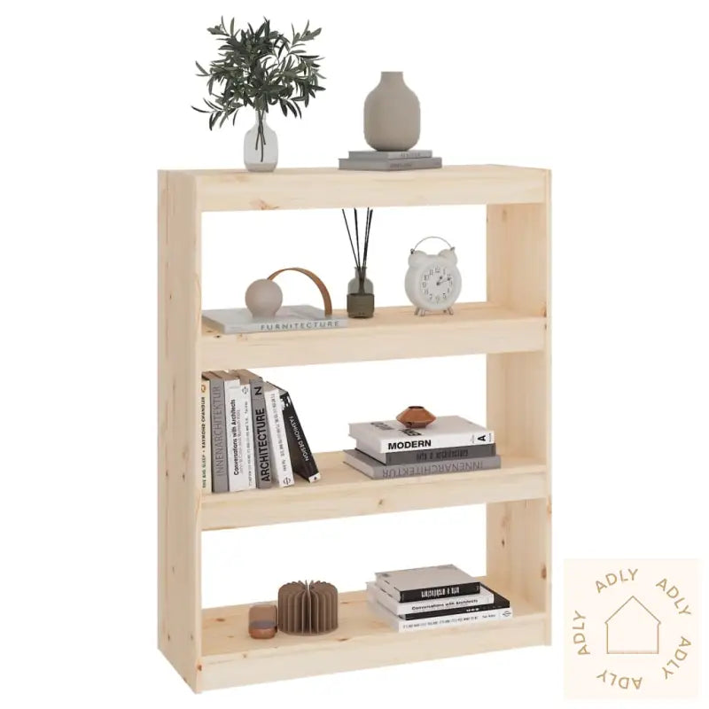 Bokhylle/Romdeler 80X30X103,5 Cm Heltre Furu