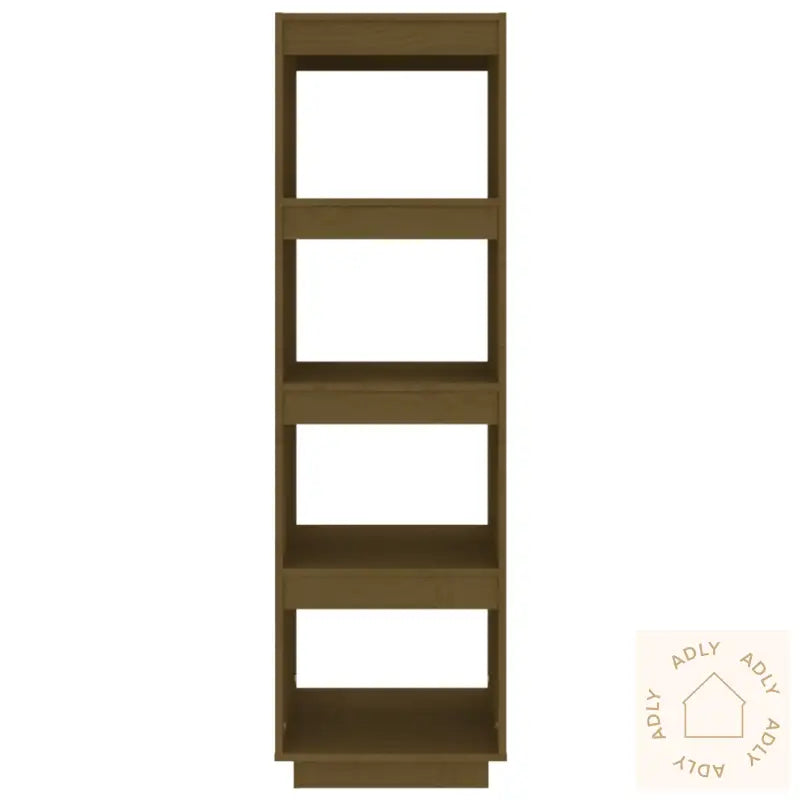 Bokhylle/Romdeler Honningbrun 40X35X135 Cm Heltre Furu