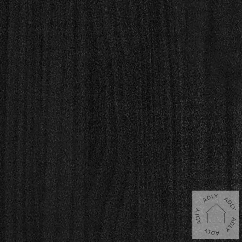 Bokhylle 2 Nivåer Svart 100X30X70 Cm Heltre Furu