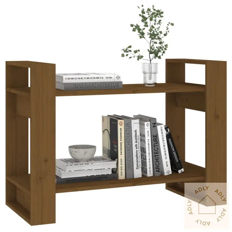 Bokhylle/Romdeler Honningbrun 80X35X56,5 Cm Heltre