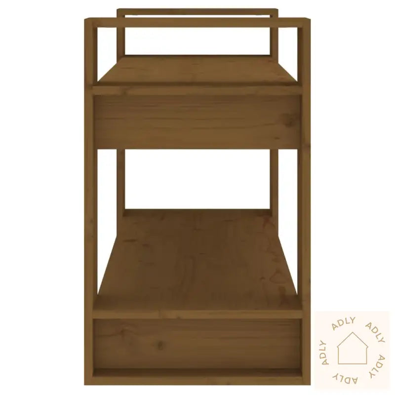 Bokhylle/Romdeler Honningbrun 80X35X56,5 Cm Heltre