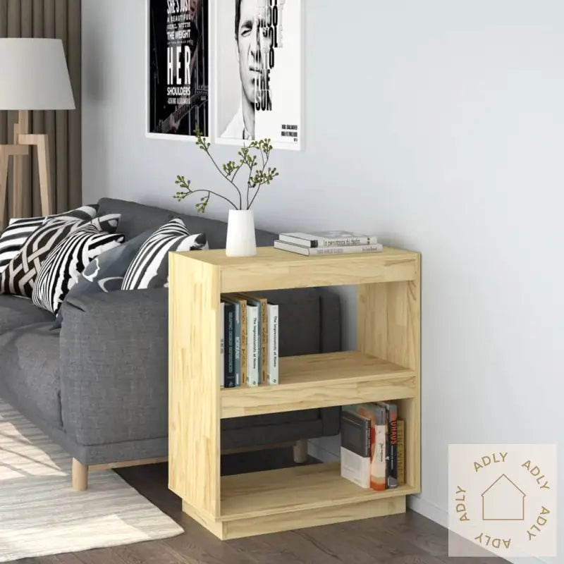 Bokhylle 60X35X71 Cm Heltre Furu