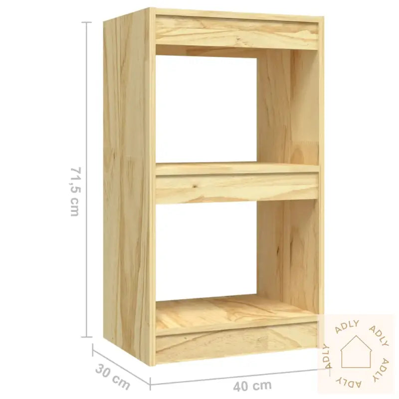 Bokhylle 40X30X71,5 Cm Heltre Furu