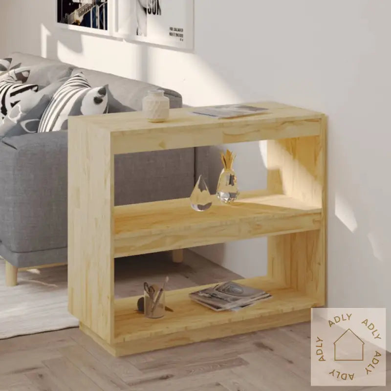 Bokhylle 80X35X71 Cm Heltre Furu