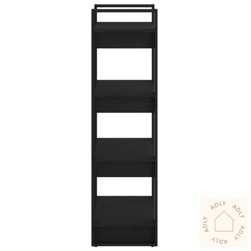 Bokhylle/Romdeler Svart 60X35X125 Cm Heltre