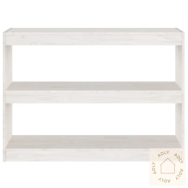 Bokhylle/Romdeler Hvit 100X30X71,5 Cm Furu