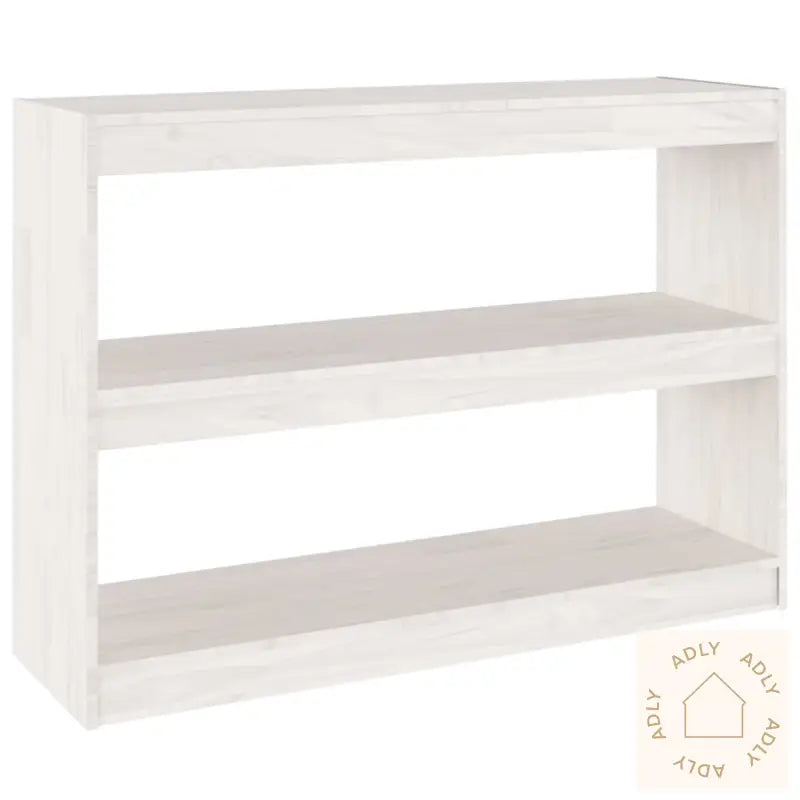 Bokhylle/Romdeler Hvit 100X30X71,5 Cm Furu