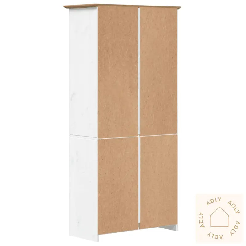 Bokhylle Bodo Brun 82X40X173 Cm Heltre Furu 5 Etasjer