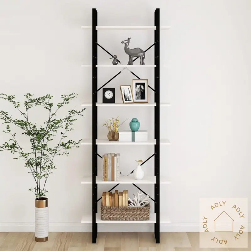 Høyskap Hvit 80X30X210 Cm Heltre Furu