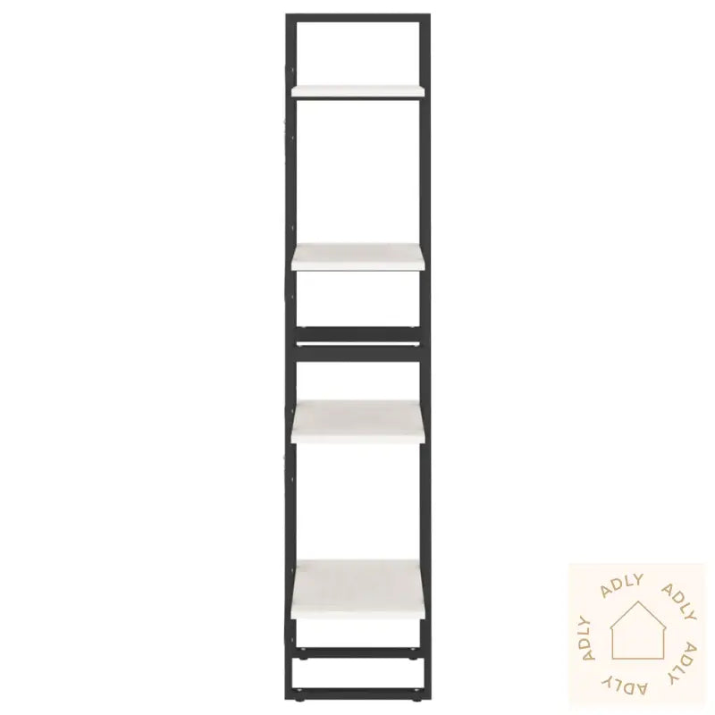 Bokhylle 4 Nivåer Hvit 40X30X140 Cm Heltre Furu